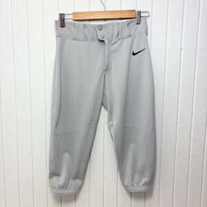 Nike Pants Boys Size Large Stock Baseball Gray Activewear Bottoms Sport